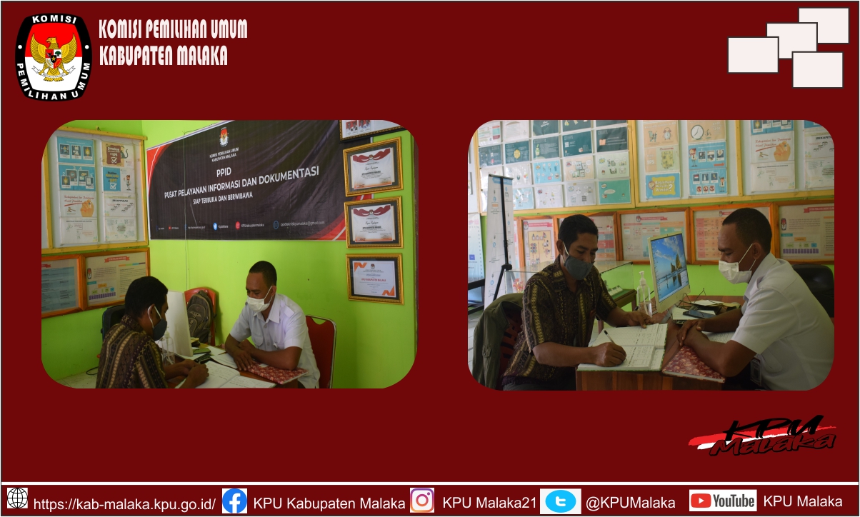 Ruang dan Meja Pelayanan Permohonan Informasi