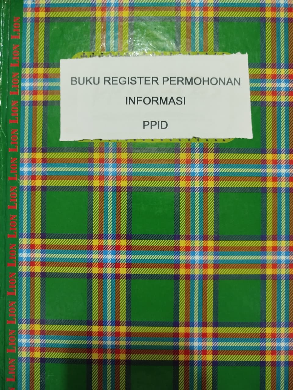 Buku Registrasi Permohonan PPID
